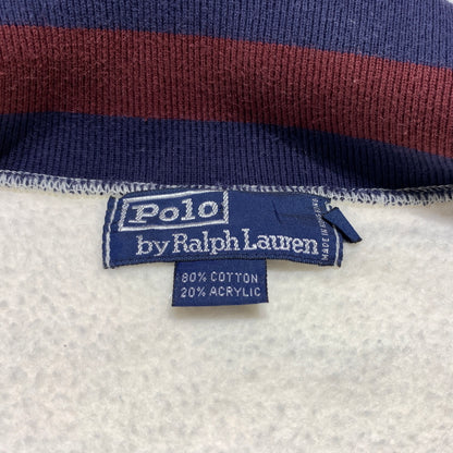 【現状渡し品】【メンズ】 RALPH LAUREN ラルフローレン SWEAT JACKET スウェット ジャケット ライトアウター ボタンダウン 147-260629-ko-06-tei サイズ：M カラー：ホワイト 万代Net店
