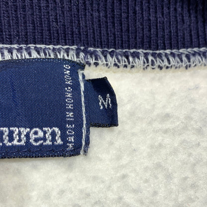 【現状渡し品】【メンズ】 RALPH LAUREN ラルフローレン SWEAT JACKET スウェット ジャケット ライトアウター ボタンダウン 147-260629-ko-06-tei サイズ：M カラー：ホワイト 万代Net店