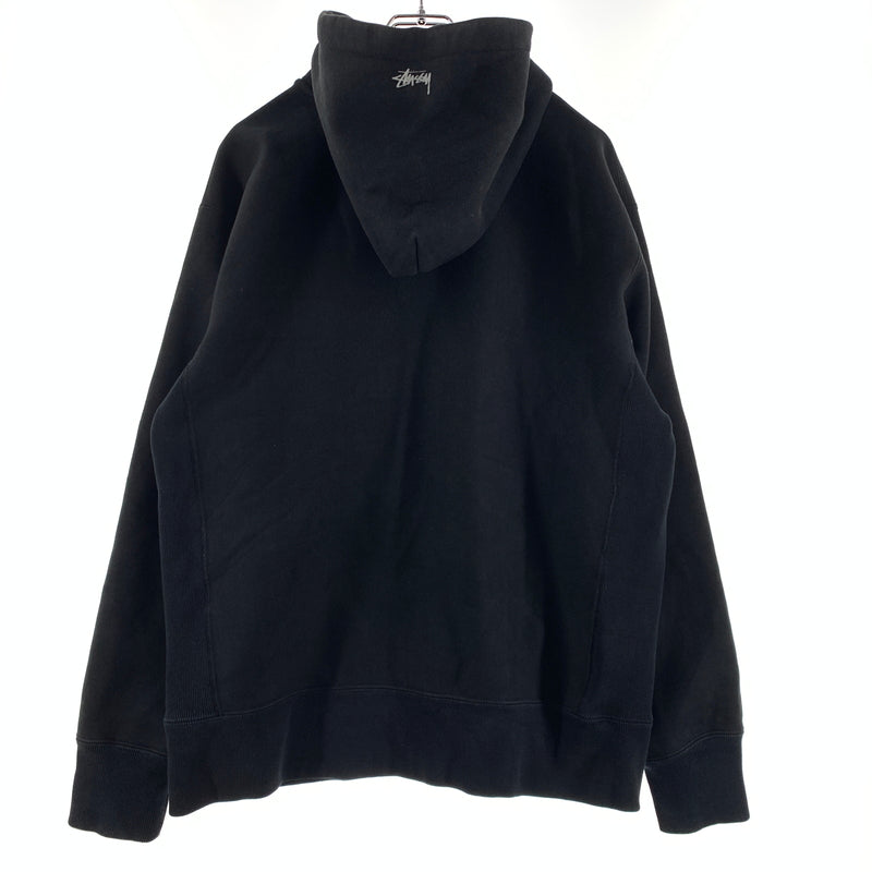【現状渡し品】【メンズ】 STUSSY ステューシー × Champion チャンピオン 別注 コラボ WIND STOPPER ZIP HOODIE C8-A124 ウィンド ストッパー ジップフーディー トップス フルジップパーカー 142-260629-ko-08-tei サイズ：XL カラー：ブラック 万代Net店