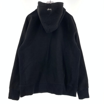 【現状渡し品】【メンズ】 STUSSY ステューシー × Champion チャンピオン 別注 コラボ WIND STOPPER ZIP HOODIE C8-A124 ウィンド ストッパー ジップフーディー トップス フルジップパーカー 142-260629-ko-08-tei サイズ：XL カラー：ブラック 万代Net店