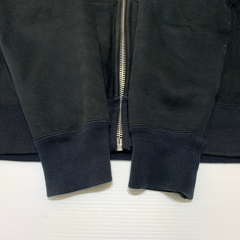 【現状渡し品】【メンズ】 STUSSY ステューシー × Champion チャンピオン 別注 コラボ WIND STOPPER ZIP HOODIE C8-A124 ウィンド ストッパー ジップフーディー トップス フルジップパーカー 142-260629-ko-08-tei サイズ：XL カラー：ブラック 万代Net店