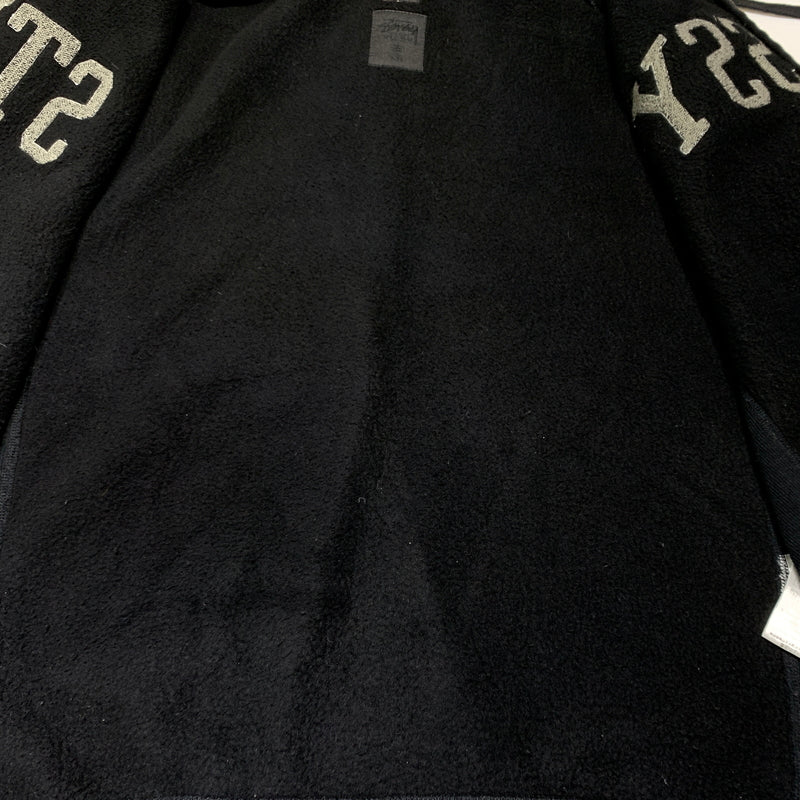 【現状渡し品】【メンズ】 STUSSY ステューシー × Champion チャンピオン 別注 コラボ WIND STOPPER ZIP HOODIE C8-A124 ウィンド ストッパー ジップフーディー トップス フルジップパーカー 142-260629-ko-08-tei サイズ：XL カラー：ブラック 万代Net店