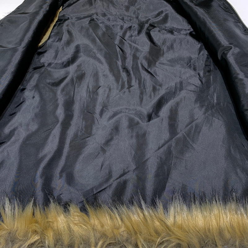 【中古品】【メンズ】 soerte ソエルテ FUR VEST SOSTR0722002 ニット ドッキング ファーベスト ライトアウター フェイクファー 147-260629-ko-10-tei サイズ：3 カラー：ベージュ系 万代Net店