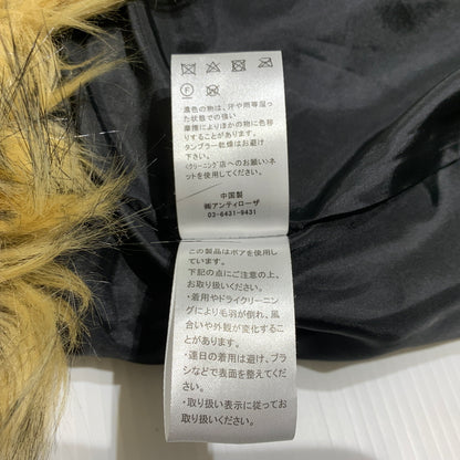 【中古品】【メンズ】 soerte ソエルテ FUR VEST SOSTR0722002 ニット ドッキング ファーベスト ライトアウター フェイクファー 147-260629-ko-10-tei サイズ：3 カラー：ベージュ系 万代Net店
