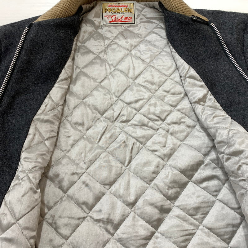 【中古品】【メンズ】 SAINT MICHAEL セント マイケル PHARAOS JACKET SM-HR1-0000-077 ファラオ ジャケット アウター 141-260820-sa-03-tei サイズ：M カラー：グレー 万代Net店