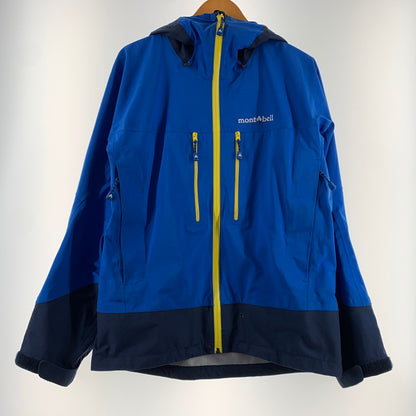 【現状渡し品】【メンズ】 mont-bell モンベル COSMIC PARKA 1106526 コスミック パーカー ライトアウター ソフトシェルジャケット 144-260629-ko-11-tei サイズ：M カラー：ブルー 万代Net店
