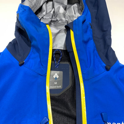 【現状渡し品】【メンズ】 mont-bell モンベル COSMIC PARKA 1106526 コスミック パーカー ライトアウター ソフトシェルジャケット 144-260629-ko-11-tei サイズ：M カラー：ブルー 万代Net店