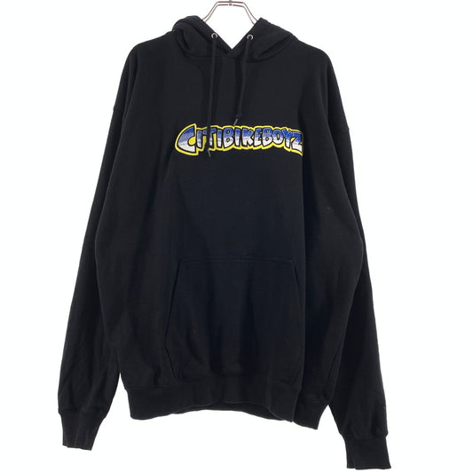 【中古品】【メンズ】 X-LARGE エクストララージ LOGO HOODIE 101243012023 ロゴフーディ トップス プルオーバーパーカー 142-260716-ko-05-tei サイズ：XL カラー：ブラック 万代Net店