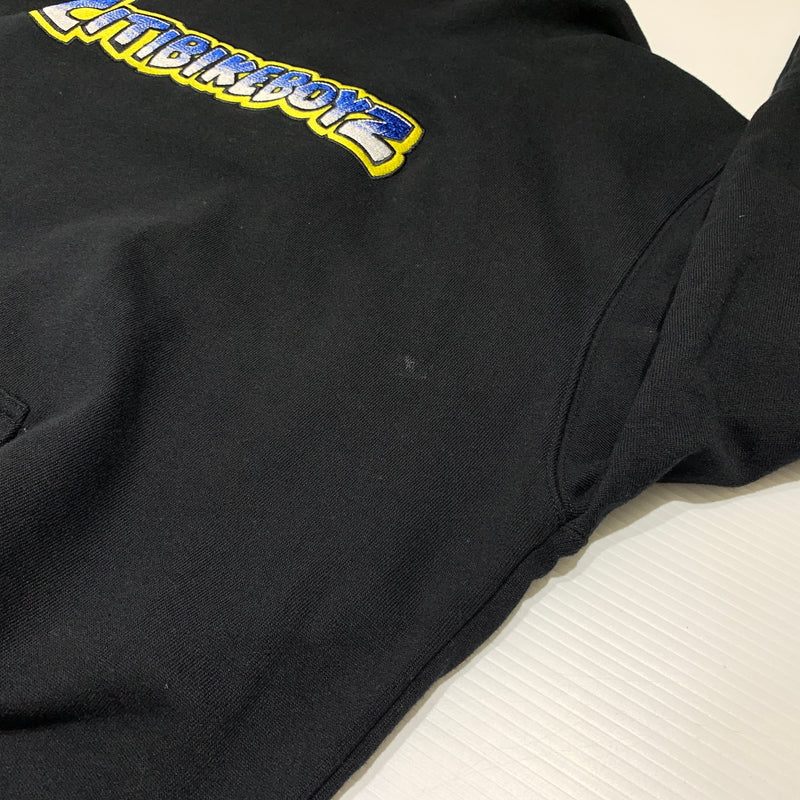 【中古品】【メンズ】 X-LARGE エクストララージ LOGO HOODIE 101243012023 ロゴフーディ トップス プルオーバーパーカー 142-260716-ko-05-tei サイズ：XL カラー：ブラック 万代Net店