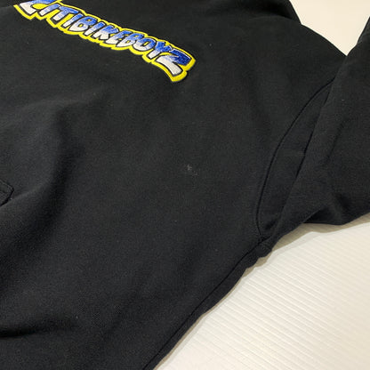 【中古品】【メンズ】 X-LARGE エクストララージ LOGO HOODIE 101243012023 ロゴフーディ トップス プルオーバーパーカー 142-260716-ko-05-tei サイズ：XL カラー：ブラック 万代Net店