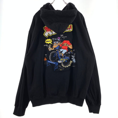 【中古品】【メンズ】 X-LARGE エクストララージ LOGO HOODIE 101243012023 ロゴフーディ トップス プルオーバーパーカー 142-260716-ko-05-tei サイズ：XL カラー：ブラック 万代Net店