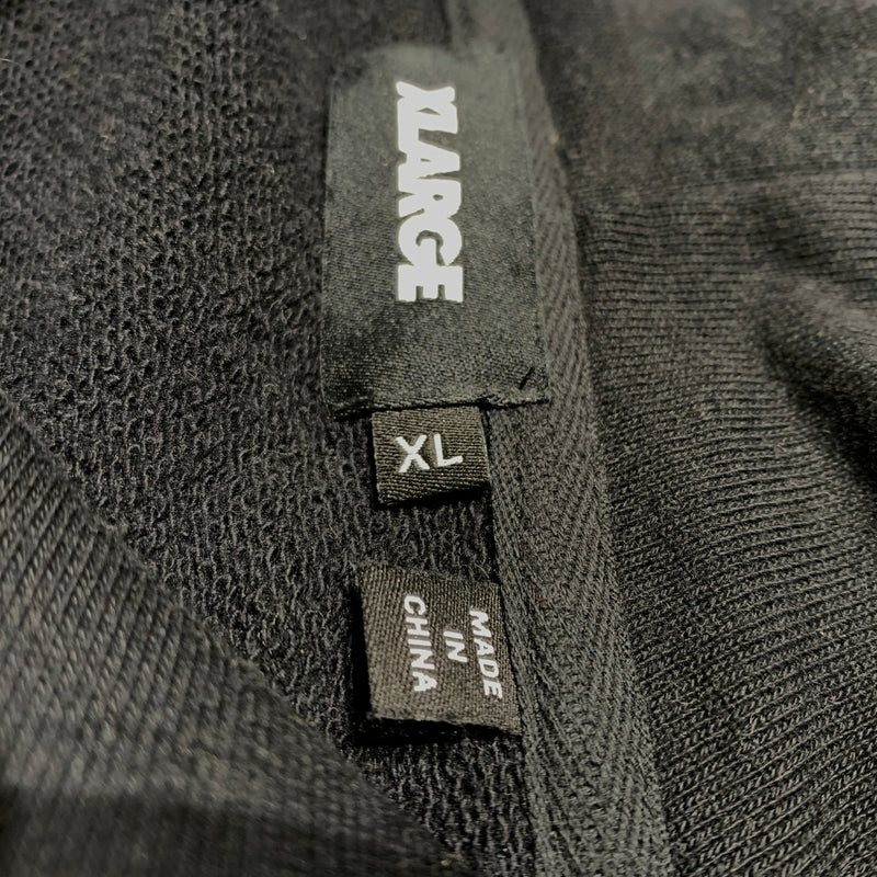 【中古品】【メンズ】 X-LARGE エクストララージ LOGO HOODIE 101243012023 ロゴフーディ トップス プルオーバーパーカー 142-260716-ko-05-tei サイズ：XL カラー：ブラック 万代Net店