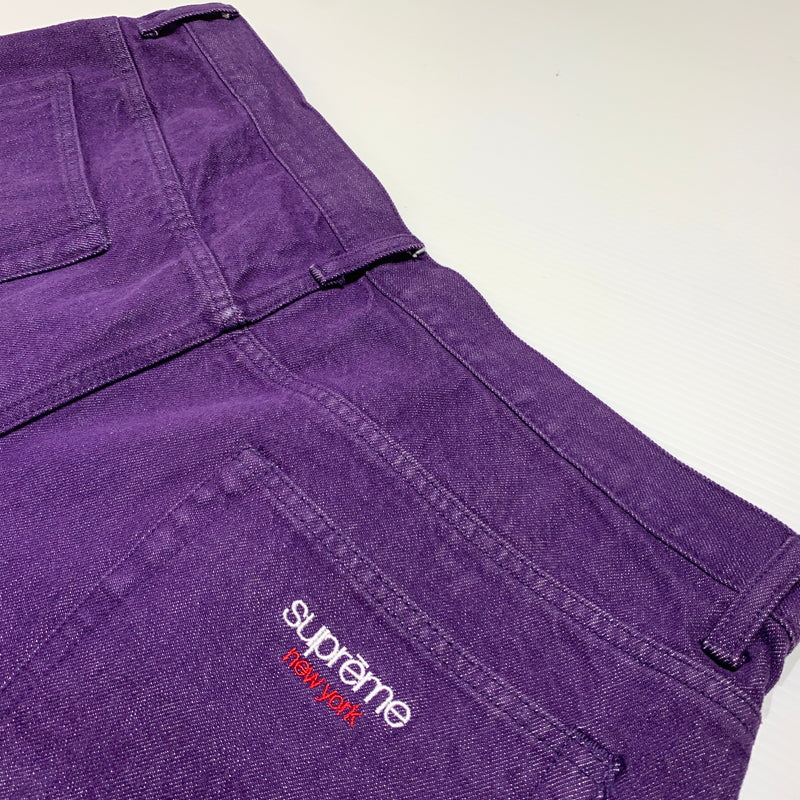 【中古品】【メンズ】 Supreme シュプリーム 25SS DENIM BAGGY SHORT デニム バギー ショーツ ボトムス ショートパンツ ハーフパンツ 149-260629-ko-14-tei サイズ：38 カラー：パープル 万代Net店