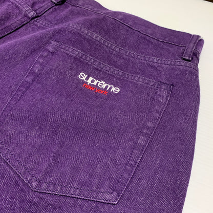 【中古品】【メンズ】 Supreme シュプリーム 25SS DENIM BAGGY SHORT デニム バギー ショーツ ボトムス ショートパンツ ハーフパンツ 149-260629-ko-14-tei サイズ：38 カラー：パープル 万代Net店