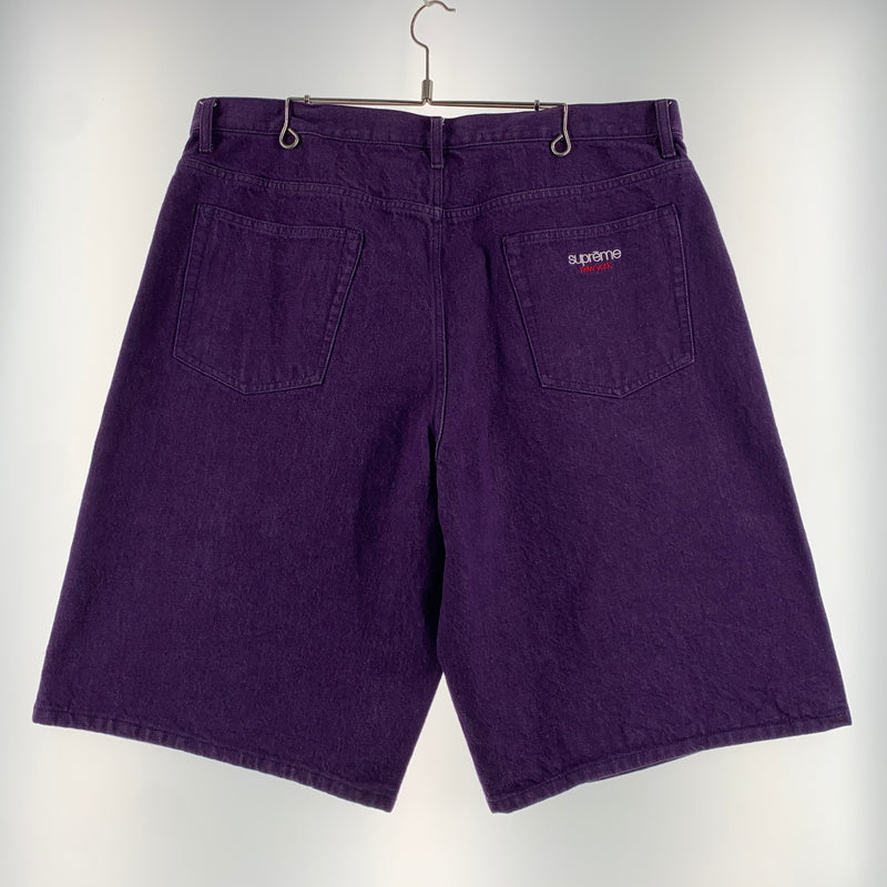 【中古品】【メンズ】 Supreme シュプリーム 25SS DENIM BAGGY SHORT デニム バギー ショーツ ボトムス ショートパンツ ハーフパンツ 149-260629-ko-14-tei サイズ：38 カラー：パープル 万代Net店