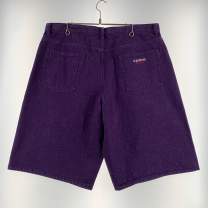 【中古品】【メンズ】 Supreme シュプリーム 25SS DENIM BAGGY SHORT デニム バギー ショーツ ボトムス ショートパンツ ハーフパンツ 149-260629-ko-14-tei サイズ：38 カラー：パープル 万代Net店