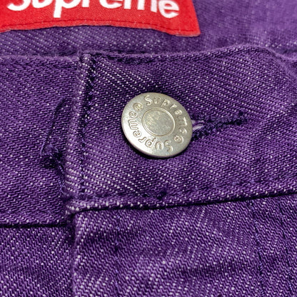 【中古品】【メンズ】 Supreme シュプリーム 25SS DENIM BAGGY SHORT デニム バギー ショーツ ボトムス ショートパンツ ハーフパンツ 149-260629-ko-14-tei サイズ：38 カラー：パープル 万代Net店