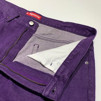 【中古品】【メンズ】 Supreme シュプリーム 25SS DENIM BAGGY SHORT デニム バギー ショーツ ボトムス ショートパンツ ハーフパンツ 149-260629-ko-14-tei サイズ：38 カラー：パープル 万代Net店