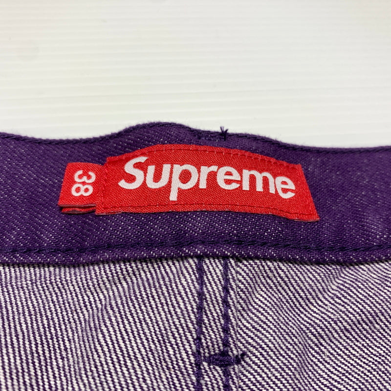 【中古品】【メンズ】 Supreme シュプリーム 25SS DENIM BAGGY SHORT デニム バギー ショーツ ボトムス ショートパンツ ハーフパンツ 149-260629-ko-14-tei サイズ：38 カラー：パープル 万代Net店