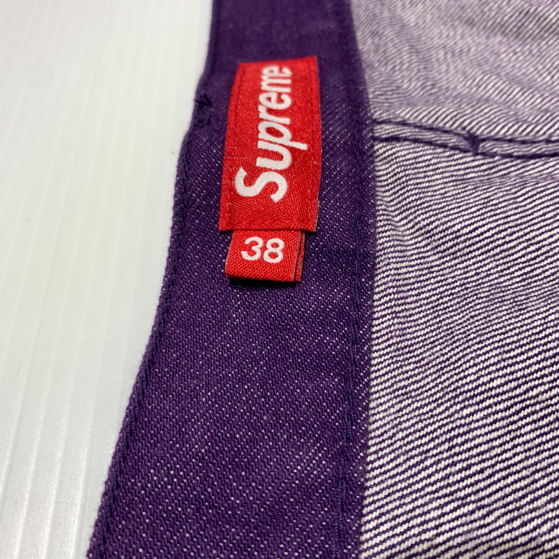 【中古品】【メンズ】 Supreme シュプリーム 25SS DENIM BAGGY SHORT デニム バギー ショーツ ボトムス ショートパンツ ハーフパンツ 149-260629-ko-14-tei サイズ：38 カラー：パープル 万代Net店