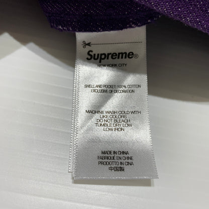 【中古品】【メンズ】 Supreme シュプリーム 25SS DENIM BAGGY SHORT デニム バギー ショーツ ボトムス ショートパンツ ハーフパンツ 149-260629-ko-14-tei サイズ：38 カラー：パープル 万代Net店