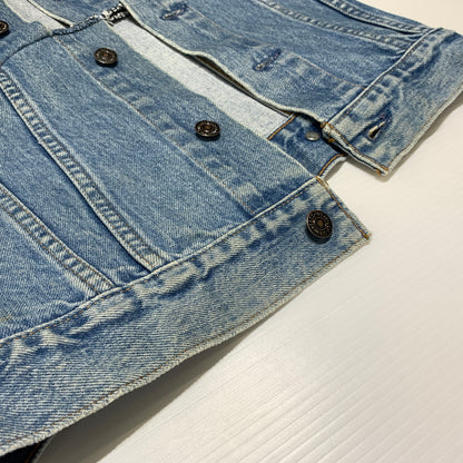 【現状渡し品】【メンズ】 Levi's リーバイス 4TH DENIM JACKET 75505-0212 80S-90S フォース デニム ジャケット ライトアウター リメイク 145-260629-ko-05-tei サイズ：34 カラー：インディゴ 万代Net店