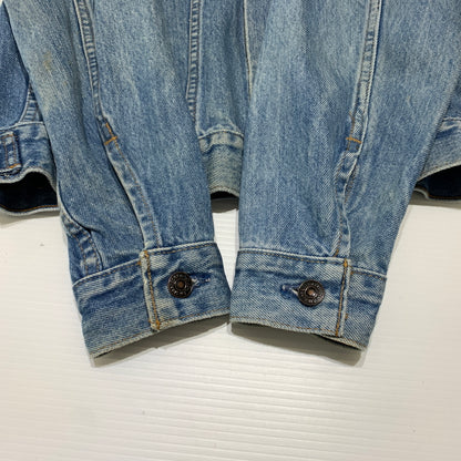 【現状渡し品】【メンズ】 Levi's リーバイス 4TH DENIM JACKET 75505-0212 80S-90S フォース デニム ジャケット ライトアウター リメイク 145-260629-ko-05-tei サイズ：34 カラー：インディゴ 万代Net店
