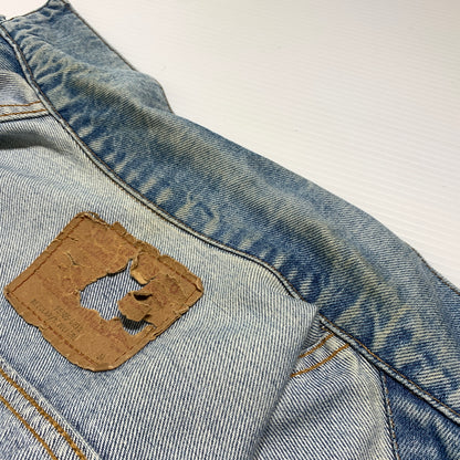 【現状渡し品】【メンズ】 Levi's リーバイス 4TH DENIM JACKET 75505-0212 80S-90S フォース デニム ジャケット ライトアウター リメイク 145-260629-ko-05-tei サイズ：34 カラー：インディゴ 万代Net店