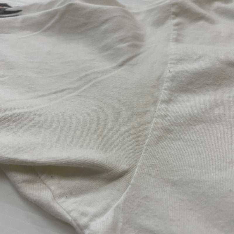 【中古品】【メンズ】 HARLEY-DAVIDSON ハーレー ダビッドソン 00's L/S TEE 2000年代 ロングスリーブ Ｔシャツ 長袖 トップス 145-260630-sa-03-tei サイズ：L カラー：ホワイト 万代Net店