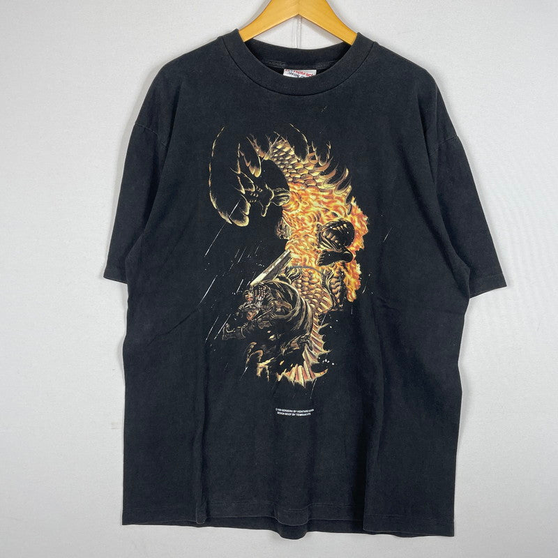【中古品】【メンズ】 HIPTRACK ヒップトラック BERSERK BOOT T-SHIRT ベルセルク ブート Ｔシャツ 半袖 トップス 145-260630-sa-04-tei サイズ：XL カラー：ブラック 万代Net店