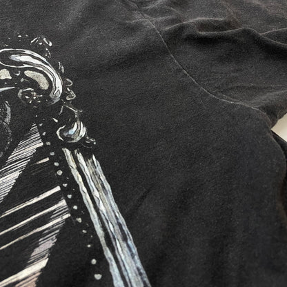 【中古品】【メンズ】 HIPTRACK ヒップトラック BERSERK BOOT T-SHIRT ベルセルク ブート Ｔシャツ 半袖 トップス 145-260630-sa-04-tei サイズ：XL カラー：ブラック 万代Net店