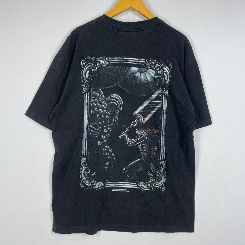 【中古品】【メンズ】 HIPTRACK ヒップトラック BERSERK BOOT T-SHIRT ベルセルク ブート Ｔシャツ 半袖 トップス 145-260630-sa-04-tei サイズ：XL カラー：ブラック 万代Net店