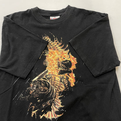 【中古品】【メンズ】 HIPTRACK ヒップトラック BERSERK BOOT T-SHIRT ベルセルク ブート Ｔシャツ 半袖 トップス 145-260630-sa-04-tei サイズ：XL カラー：ブラック 万代Net店
