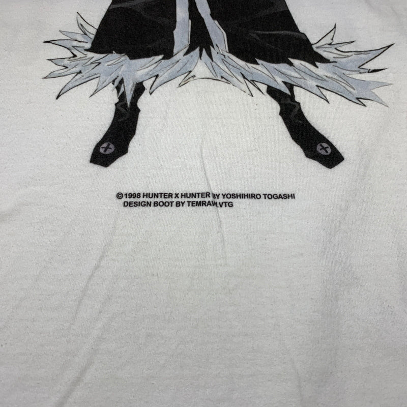 【現状渡し品】【メンズ】 HIPTRACK ヒップトラック SPECIAL COTTON HUNTER × HUNTER KURORO TEE スぺシャツコットン ハンター × ハンター クロロ Tシャツ 半袖 トップス 幻影旅団 145-260629-ko-02-tei サイズ：XL カラー：ホワイト 万代Net店