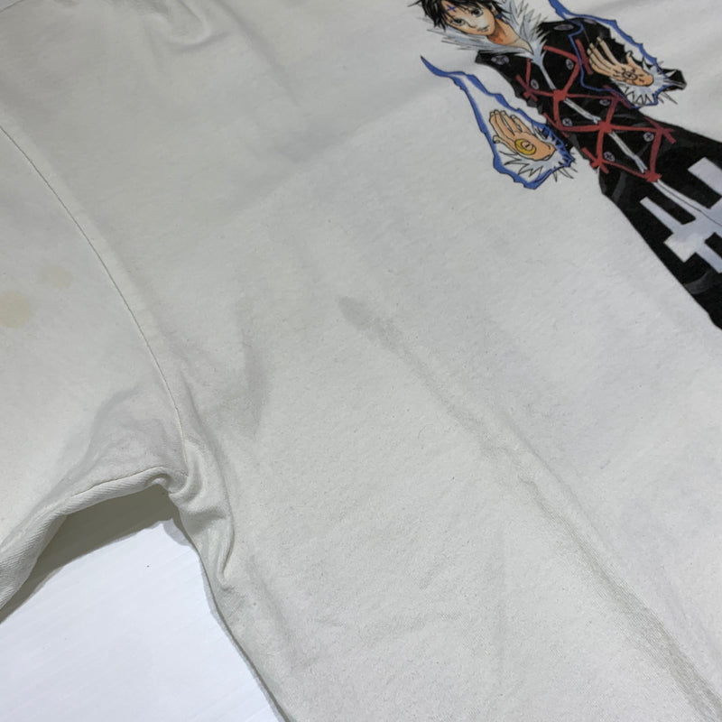 【現状渡し品】【メンズ】 HIPTRACK ヒップトラック SPECIAL COTTON HUNTER × HUNTER KURORO TEE スぺシャツコットン ハンター × ハンター クロロ Tシャツ 半袖 トップス 幻影旅団 145-260629-ko-02-tei サイズ：XL カラー：ホワイト 万代Net店