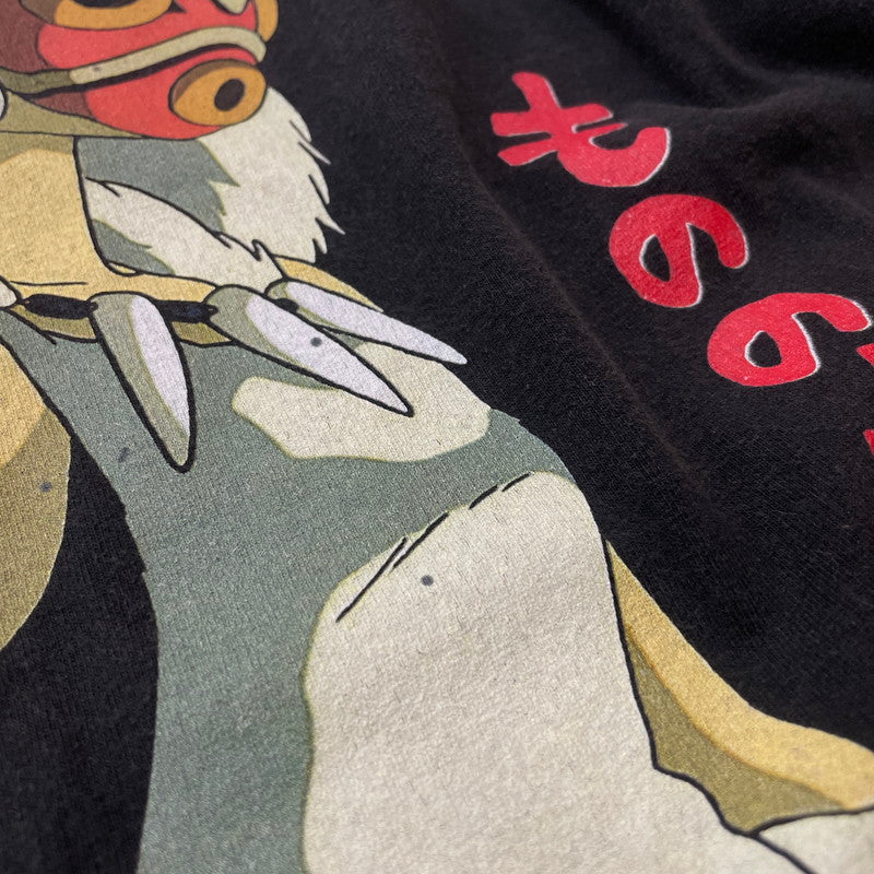 【中古品】【メンズ】 HIPTRACK ヒップトラック PRINCESS MONONOKE TEE もののけ姫 Ｔシャツ 半袖 トップス ジブリ 145-260630-sa-06-tei サイズ：XL カラー：ブラック 万代Net店
