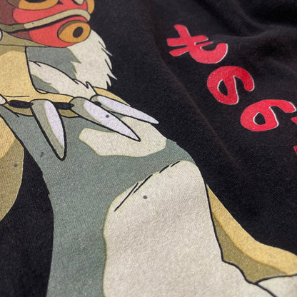 【中古品】【メンズ】 HIPTRACK ヒップトラック PRINCESS MONONOKE TEE もののけ姫 Ｔシャツ 半袖 トップス ジブリ 145-260630-sa-06-tei サイズ：XL カラー：ブラック 万代Net店