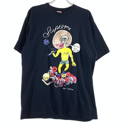 【中古品】【メンズ】 Supreme シュプリーム DANIEL JOHNSTON S/S TEE ダニエル ジョンソン ショートスリーブ Tシャツ 半袖 トップス 149-260629-ko-15-tei サイズ：L カラー：ネイビー系 万代Net店