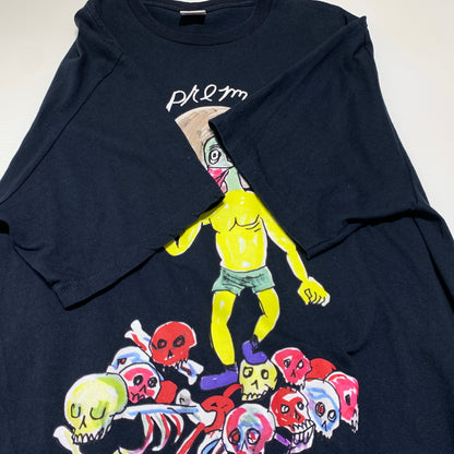 【中古品】【メンズ】 Supreme シュプリーム DANIEL JOHNSTON S/S TEE ダニエル ジョンソン ショートスリーブ Tシャツ 半袖 トップス 149-260629-ko-15-tei サイズ：L カラー：ネイビー系 万代Net店