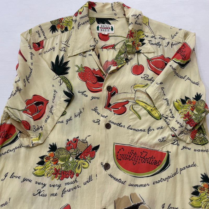 【中古品】【メンズ】 WACKO MARIA ワコ マリア ALOHA SHIRT アロハ シャツ 半袖 トップス 140-260630-sa-15-tei サイズ：S カラー：総柄 万代Net店