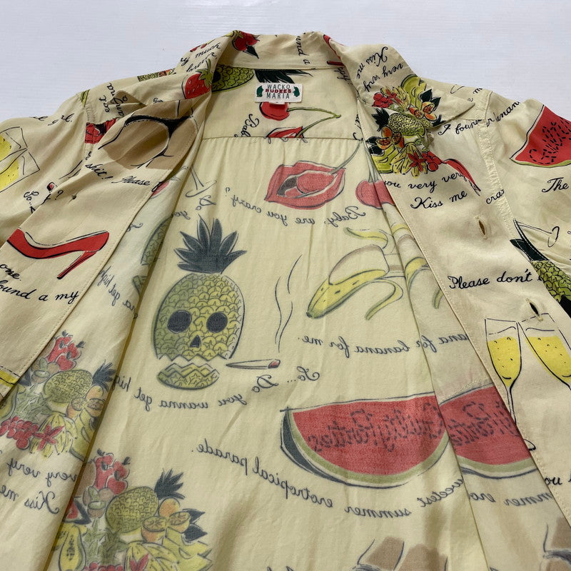【中古品】【メンズ】 WACKO MARIA ワコ マリア ALOHA SHIRT アロハ シャツ 半袖 トップス 140-260630-sa-15-tei サイズ：S カラー：総柄 万代Net店