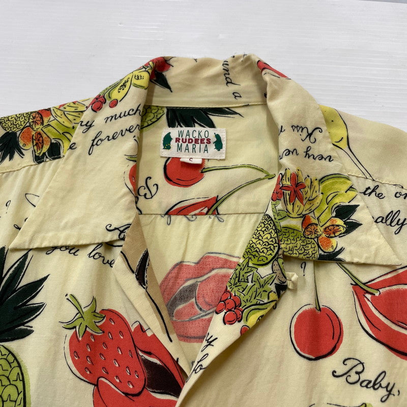 【中古品】【メンズ】 WACKO MARIA ワコ マリア ALOHA SHIRT アロハ シャツ 半袖 トップス 140-260630-sa-15-tei サイズ：S カラー：総柄 万代Net店
