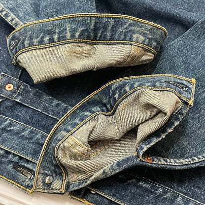 【現状渡し品】【メンズ】 LEVI’S リーバイス 71506XX 大戦モデル 復刻 1ST デニムジャケット アウター ジーンズ ジャケット 156-251130-sa-16-tei サイズ：40 カラー：インディゴ 万代Net店
