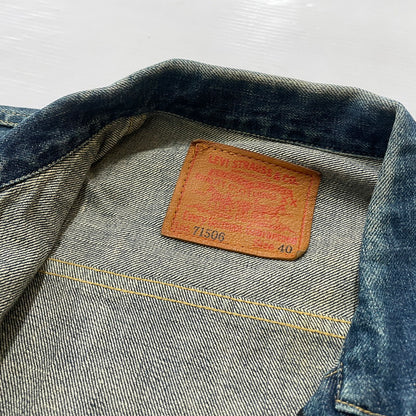 【現状渡し品】【メンズ】 LEVI’S リーバイス 71506XX 大戦モデル 復刻 1ST デニムジャケット アウター ジーンズ ジャケット 156-251130-sa-16-tei サイズ：40 カラー：インディゴ 万代Net店