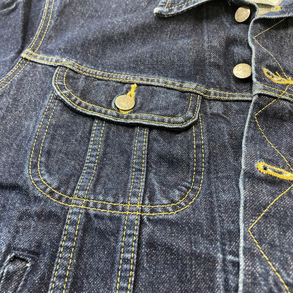 【中古品】【メンズ】 LEE RIDERS リー ライダース DENIM JACKET E503-2128 デニムジャケット アウター ジーンズ ジャケット 145-260630-sa-17-tei サイズ：L カラー：インディゴ 万代Net店