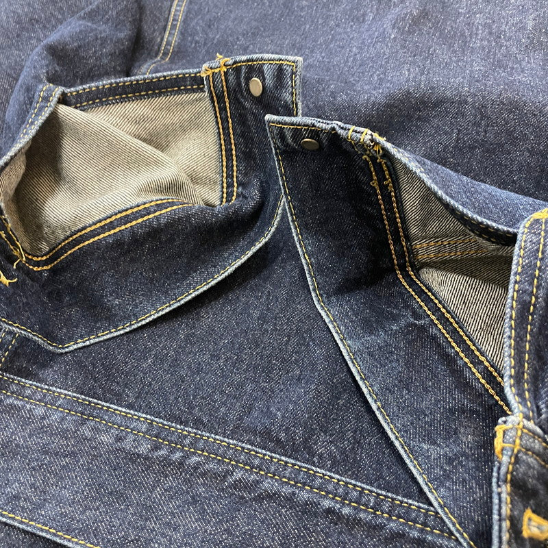【中古品】【メンズ】 LEE RIDERS リー ライダース DENIM JACKET E503-2128 デニムジャケット アウター ジーンズ ジャケット 145-260630-sa-17-tei サイズ：L カラー：インディゴ 万代Net店