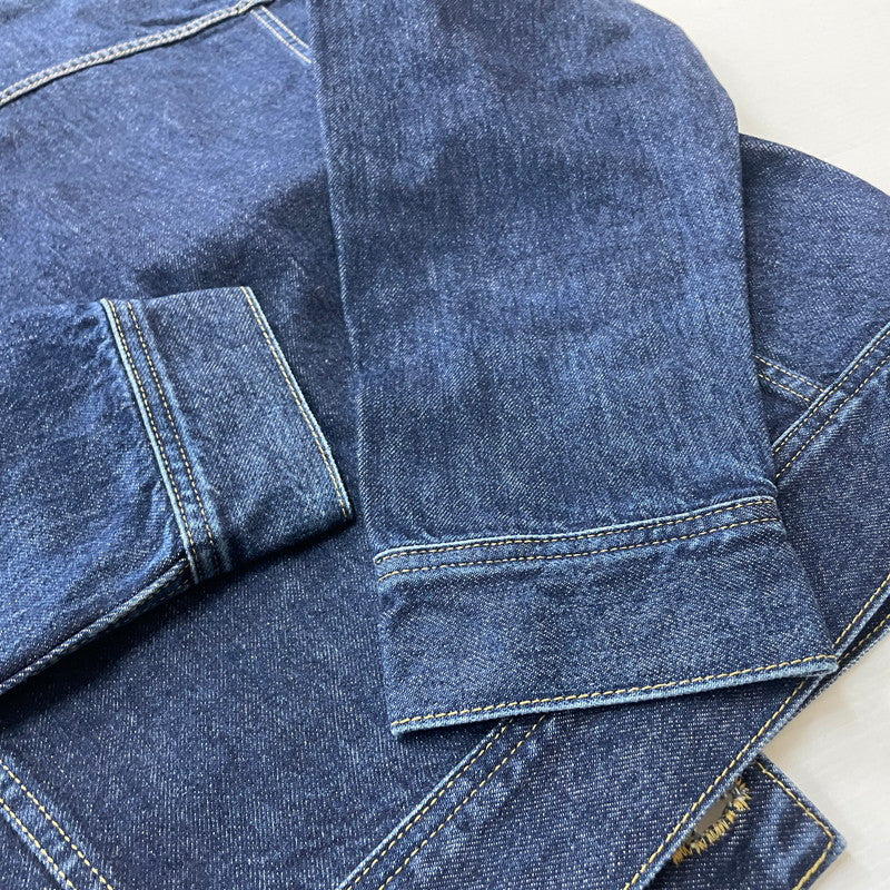 【中古品】【メンズ】 LEE RIDERS リー ライダース DENIM JACKET E503-2128 デニムジャケット アウター ジーンズ ジャケット 145-260630-sa-17-tei サイズ：L カラー：インディゴ 万代Net店