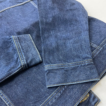 【中古品】【メンズ】 LEE RIDERS リー ライダース DENIM JACKET E503-2128 デニムジャケット アウター ジーンズ ジャケット 145-260630-sa-17-tei サイズ：L カラー：インディゴ 万代Net店
