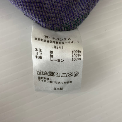 【中古品】【メンズ】 Needles ニードルス CREW SWEAT SHIRT PAPILLON PILE JQ LQ241 クルー スウェット シャツ トップス パイル生地 140-260720-ko-17-tei サイズ：XL カラー：総柄 万代Net店