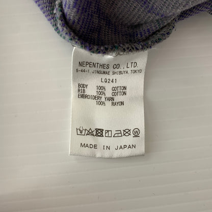 【中古品】【メンズ】 Needles ニードルス CREW SWEAT SHIRT PAPILLON PILE JQ LQ241 クルー スウェット シャツ トップス パイル生地 140-260720-ko-17-tei サイズ：XL カラー：総柄 万代Net店